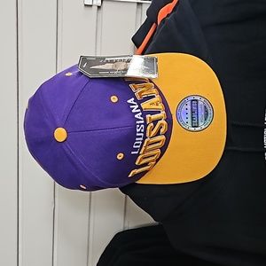 Headliner Louisiana Purple and Gold Snapback hat